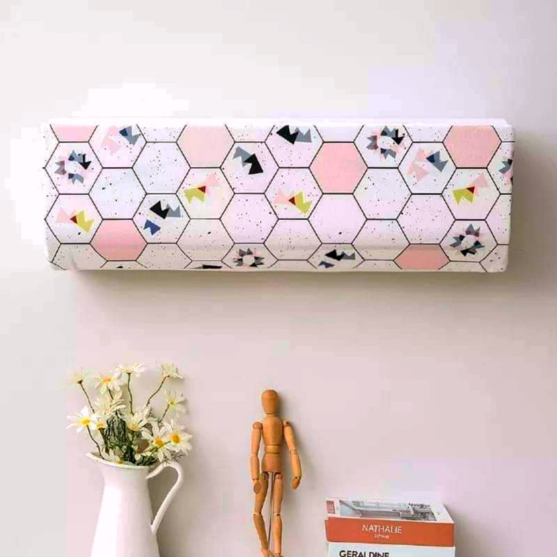 Ac Cover Size 1.5 Ton (Pink Design)