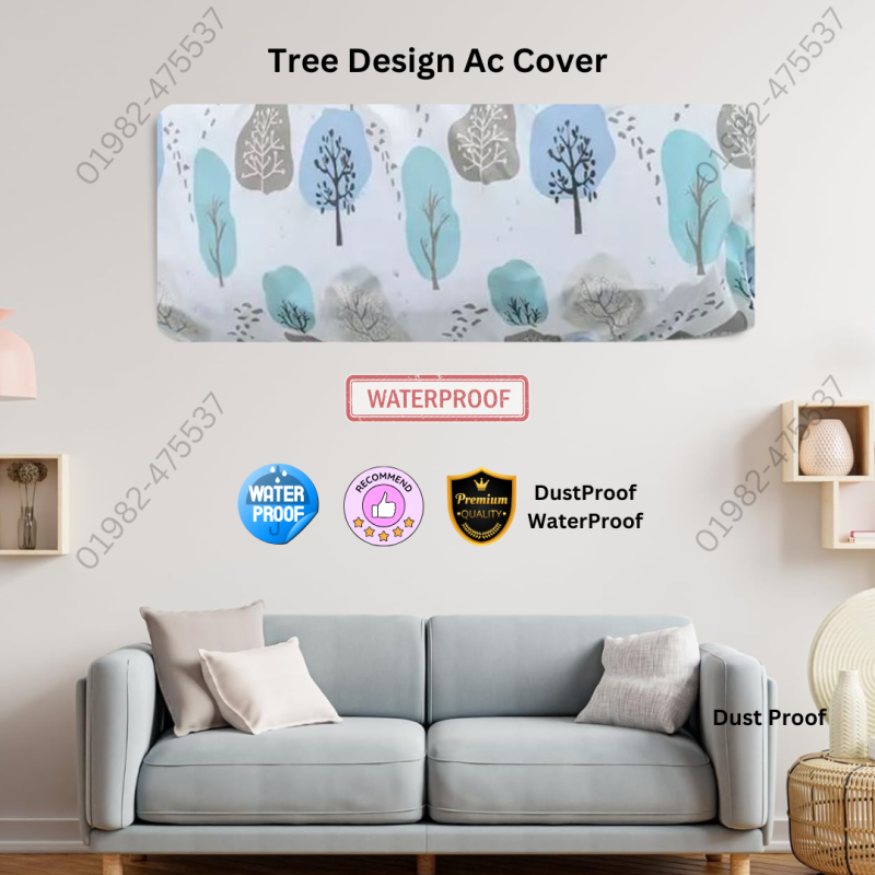 1 Ton Waterproof Ac Cover Tree Design